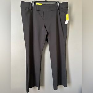 Merona Modern Fit Flare Black Pant Work Wear Slack Plus size 18 NWT
